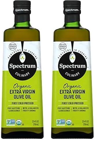 Spectrum Organic Olive Oil, Unrefined Extra Virgin, 25.4 Ounce (Pack of 2) Spectrum Organic Olive Oil, Unrefined Extra Virgin, 25.4 Ounce (Pack of 2)