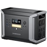【2150Wh大容量】Dabbsson ポータブル電源 2100Pro 半固体リン酸鉄リチウム電池 15年長寿命 纯正弦波 2400W高出力 最大瞬時4800W対応 12900Whまで容量拡張可 13出力ポート アプリ操作可 ソーラーパネル対応 四つ充電方式対応 家庭用蓄電池 ポータブルバッテリー 車中泊 キャンプ 停電対策 防災グッズ PSE認証 最大五年保証