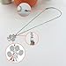 blingbling warmth Two-Necklace Set – Creative Pet & Human Wearable, Zinc Alloy Material, Perfect for Matching with Your Beloved Pet