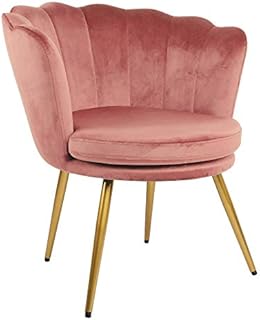 Genesis Accent Chair, Metal, Dusty Pink, One Size