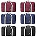 Foraineam 6 Pcs Foldable Travel Duffel Bags, Waterproof Weekender Overnight Tote Bags Personal Item Bag Lightweight Carry-on Luggage Bags for Sports, Gym, Outing, Vacation