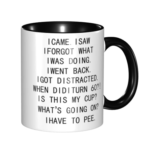 AZBNGEQH Funny 60th Birthday Gifts for Women Men Mug 11oz,