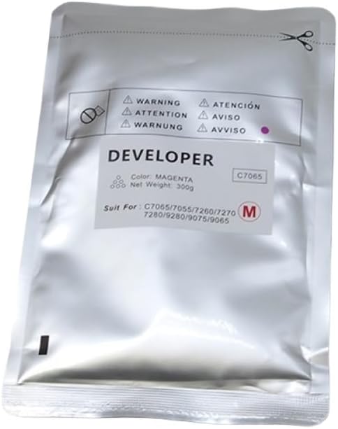 CMYK 300g Developer Material Compatible with C7065 C7260 C7270 C7280 C9280 C9065 C9075 C7055 Printers(CMYK)