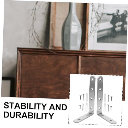 VICASKY 2 Unidades Kit Anti-queda Âncoras De Parede Para Móveis Âncoras Para Móveis De Parede Suport