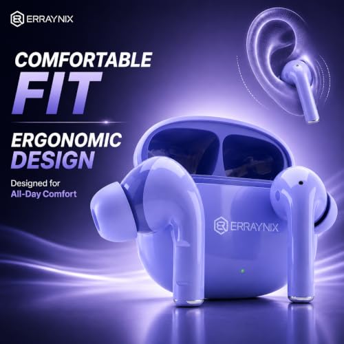Image of Ultra6 Ear Buds Wireless with 42H Playtime, Noise Isolation & Clear Calls, Bluetooth Earbuds Fast Charge, Ear Buds with Bluetooth V 5.4 & with Type C Fast Charging, IPX4 TWS Earphones