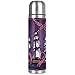TIZORAX Bateau à voile avec tentacules géants de pieuvre monstre double paroi en acier inoxydable isolé anti-fuite Bouteille d'eau de voyage Thermos tasse à café 481,9 g