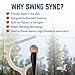 Swing Sync Baseball Swing Trainer for Kids & Adults | USA Made with 1 Year Warranty | Upgrade Your Baseball Training Equipment with The Baseball Tee Attachment Baseball Hitting Trainer