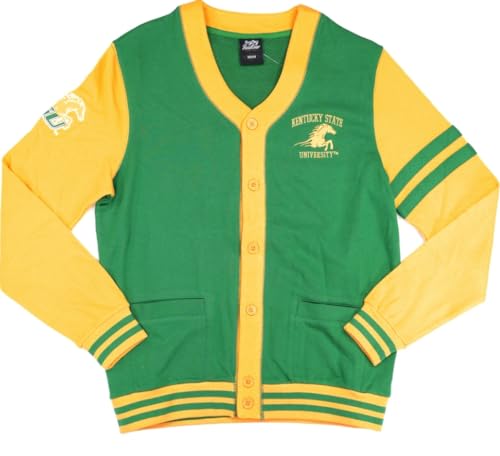 Big Boy Kentucky State Thorobreds S4 Mens Cardigan [Green] - ID#67145-77-85-0-0