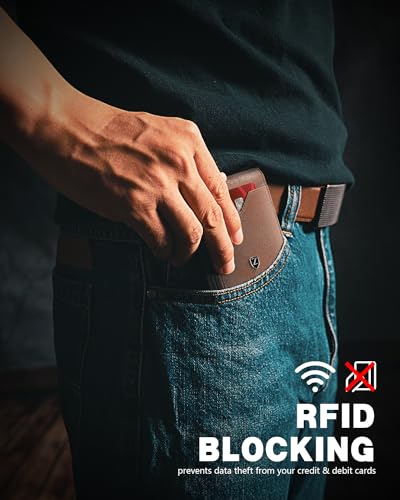 Zitahli Wallet for Men, Mens Wallet, Slim Leather Bifold, RFID Blocking 11 Card Holder Slots Gift Box3