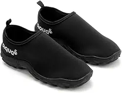 Tênis Aqua Aquático com Solado Antiderrapante - para Praia, Cachoeiras, Trilhas e Esportes (Preto)