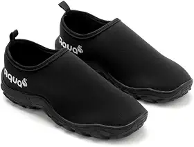 Tênis Aqua Aquático com Solado Antiderrapante - para Praia, Cachoeiras, Trilhas e Esportes (Preto)