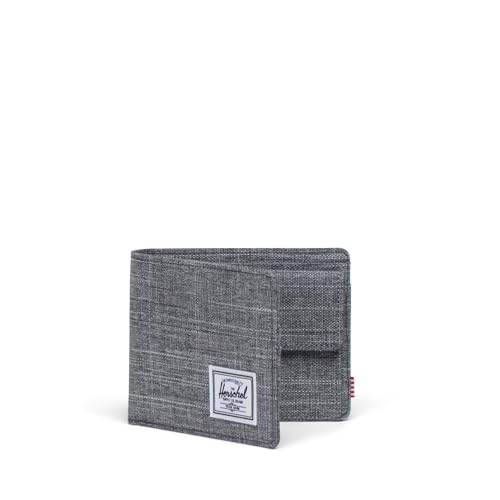 Image of Herschel Supply Co. Roy Coin Wallet, Raven Crosshatch, Standard