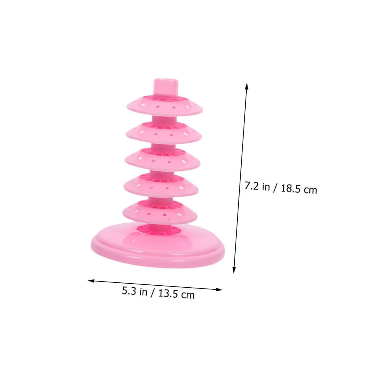 GRIRIW Candy Display Stand Lollipop Tree Holder Lollipop Tower Showers Lollipop Base Lollipop Riser Tier Lollipop Holders Lollipop Organizer Candy Stand Cake Pops Holder Pp Pink