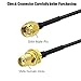CORONIR 33ft WiFi Antenna Extension Cable SMA Male to SMA Female RF Connector Adapter for Wireless LAN Router Bridge & Cellular Antenna Extension