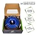 Timpano Amplifier Wiring Kit - 4 Gauge Amp Kit 2000 Watts Car Amplifier Installation CCA Cables Kit – 150 Amp Fuse Single Amp TPT-AMPKIT4 Blue