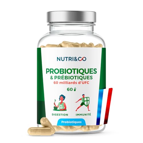 NUTRI & CO Probiotique Flore Intestinale - 60 Milliards UFC/jour