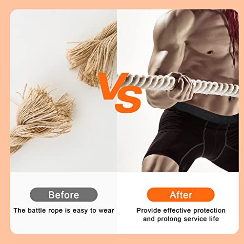 Battle Rope Anchor Strap Kit Accessories For Home Gym Outdoor Muscle Workout Equipment,Carabiners With 2 Durable Straps And 1 Heavy Duty Carabiner, Home Gym Equipment For Men Women #TOP5