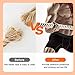 Hoedia 2 Packs Battle Rope Anchor Strap Kit Accessories for Home Gym Outdoor Muscle Workout Equipment,Carabiners with 4 Durable Straps and 2 Heavy Duty Carabiner, Home Gym Equipment