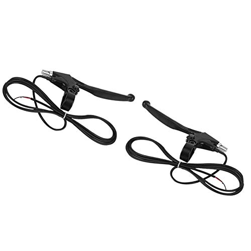 Keenso Electric Bicycle Brake Lever, 1 Pair E-Bike Metal Handle Brake Lever Replacement For Bike Electric Bike Electric Bicycle Parts #TOP2