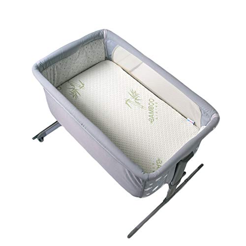 GOYSILA Matelas Cododo Chicco Next to Me Certifié Oeko-tex 83x50 Épaisseur 7cm Anti ètouffement Respirant Confortable Compatible Berceau Cododo Next2me Cosleeping Dream Magic Kinderkraft Calidoo