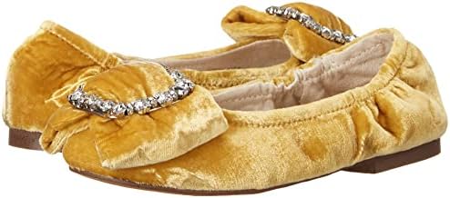Sam Edelman Girls Farah Mini Ballet Flat, Saffron, 1 Big Kid | Image 6