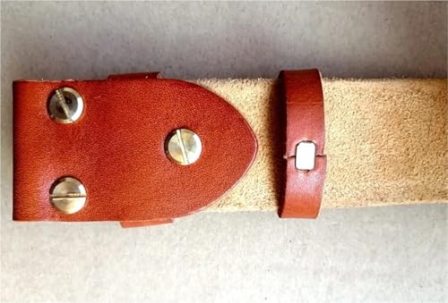 Belt Leather Without Smooth Buckle For Mens Belts Match Buckle 3.8 Cm3