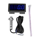 INPUT PULSE SIGNAL: Mini RPM Meter Unterstützung NPN / PNP offener Kollektor, Kontaktschalter, berührungslose Schalter, Füllstands-Impuls