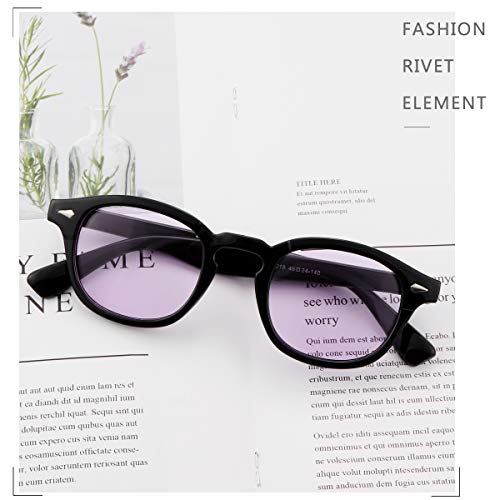 Image of Bestum Inspired Square Sunglasses With Rivets Tinted Lens UV400