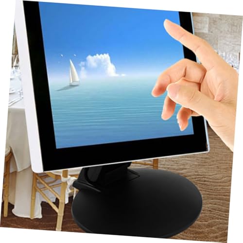 Support pour écran LCD en fer robuste design noir haut de gamme - 7