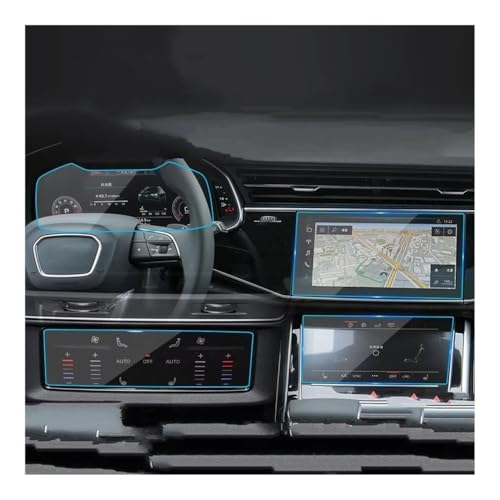 Film protection navigation Audi Q8 2018-2024 en verre trempé pour écran de voiture