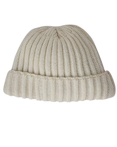 Foster-Natur, Bonnet en laine mérinos côtelée courte, 100 % laine - Beige - Taille Unique Cover