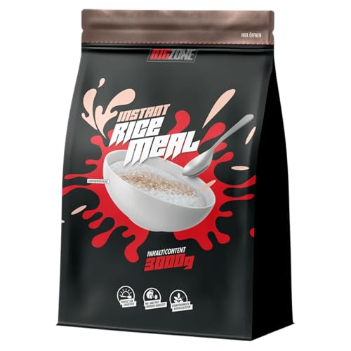Big Zone Rice Meal (100% aus Reismehl) | optimale Konsistenz schnelle Zubereitung | Post/Pre Workout Meal - 3000g