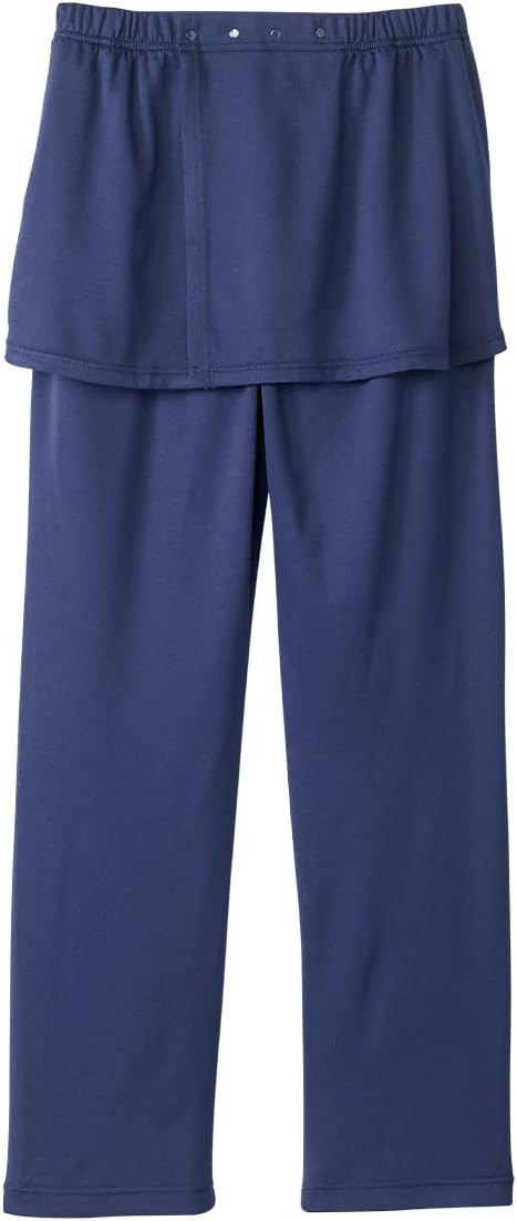 Women’s Self Dressing Open-Back Adaptive Soft Knit Pant