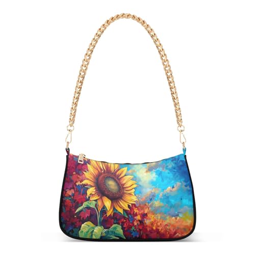 Sac à main avec chaîne multicolore idéal pour rehausser vos tenues d'été en terrasse