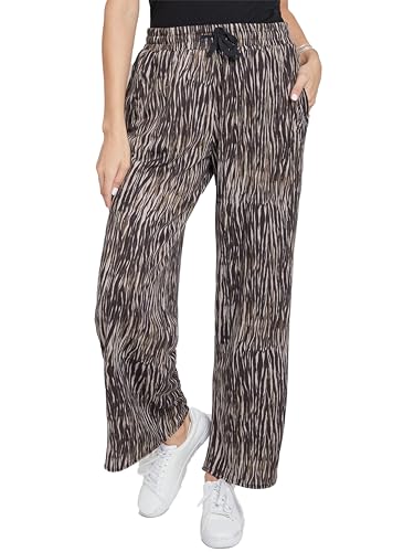 Royalty For Me Women's Mewomen´s Drawstring Wide Leg Pant with Side Slit