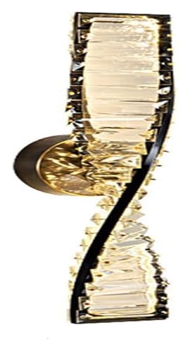 Wall Lamp Modern Home Decoration Gold Crystal Linear Wall Light