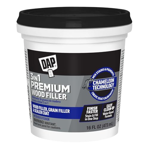 DAP Premium Wood Filler, White, 16 oz (7079800550)