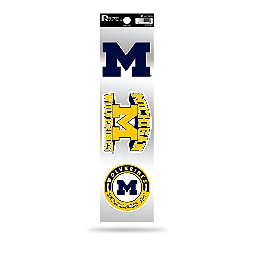 NCAA Michigan Wolverines 3-Piece Retro Spirit Decals Retro Decal Set