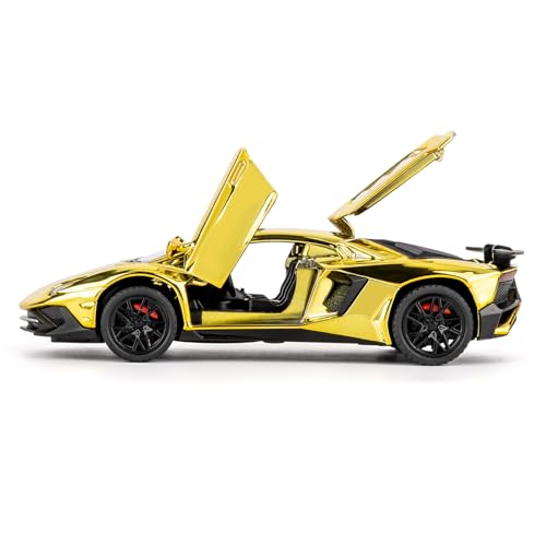 Vehículo de juguete Lamborghini LP750 a escala 1:32 con puertas abatibles miniatura 7