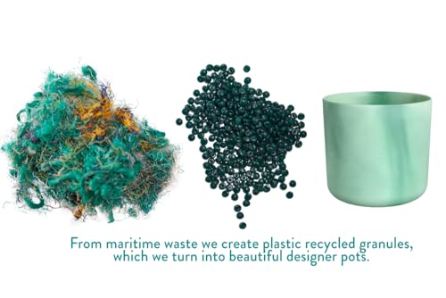 elho-The-Ocean-Collection-rund-22cm-Blumentopf-Pflanzentopf-hergestellt-aus-Meeresabfallen-100-recyceltes-Material-GrunPazifikgrun | Dealmeister.io Alt tag für bilder post titel