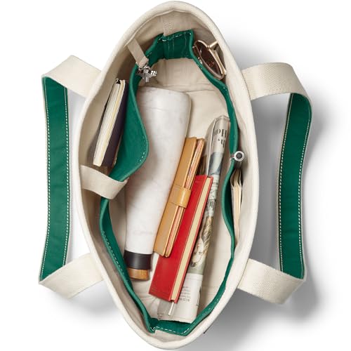 Bolso Tote de Lona Natural con Asa Larga miniatura 2