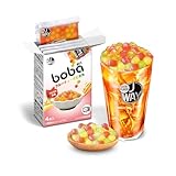 【常温】フルーティータピオカ、冷凍不要、台湾産、電子レンジ30秒で簡単調理､50g個食タイプ4食入り