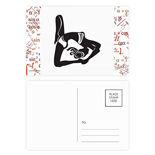 Carte postale merci sur le yoga et le sport à offrir à vos proches passionnés
