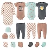 The Peanutshell Baby Layette Gift Set for Boys - 16 Piece New Born Gift Set, Baby Clothes & Newborn Essentials...