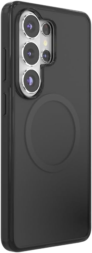 PopSockets Samsung Galaxy S26 Ultra Phone Case Compatible with MagSafe, Black - Transluscent Black