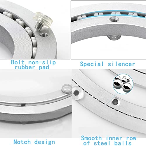 Plateau tournant en aluminium table bloquée mécanisme pivotant - 4