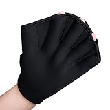 Garneck Webbed Swimming Gloves Aquatic Fit Training Gloves for Men Women Adult Children Fitness Wate