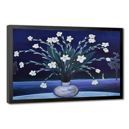 Plumeria at Night Impression sur Toile 30,5x45,7 cm - Décoration Murale Florale