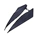 Pair Black Tank Side Fairing Panel Gas Tank Cover Trim Cowl For Yamaha YZF R1 2007 2008