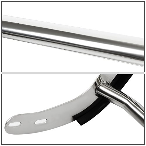Image of DNA Motoring GRILL-G-066-SS Stainless Steel Front Bumper Brush Grille Guard Compatible with 08-15 Land Cruiser
